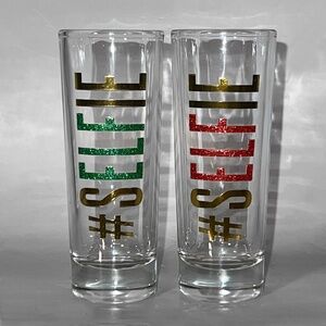 #Selfie Shot Glasses